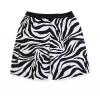 Matagami Men's Zebra Striped Print Beach Shorts Casual Trunks