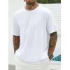 Elibelle T-Shirt Men Short Sleeve Crewneck Summer Tops Tees Comfortable
