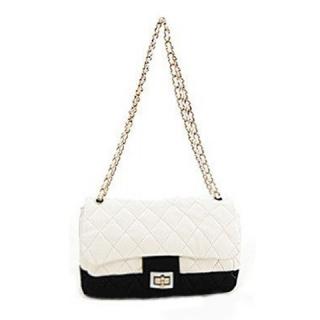 Delicate Agraffe and Zipper Design One-Shoulder Bag For Female