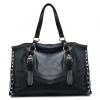 Stylish Stud Embellished and Zipper Design Handbag/Slanting Bag/One-Shoulder Bag For Female