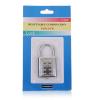 CR-601 Push-Button 8-Code 4-Digit Resetable Combination Lock - Silver