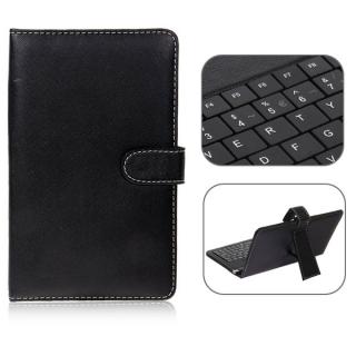 USB 2.0 Spanish Keyboard Leather Case with Stylus for 7 inch Tablet PC