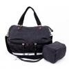 New Arrival Solid Color Zipper Design Sailcloth Bag For Women