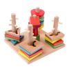 Colorful Wisdom Plate Building Blocks Educational Gift for Kids