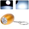 Mini 6-LED White Light Torch with Key Chain (Orange)