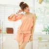 Sweet Diagonal One-Shoulder Solid Color Elastic Waist Bowknot Embellished Imitated Silk Jumpsuit For Women