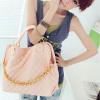 Fashion and Laconic Rhombus Embossing Zipper Bag For Women 