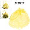 Yellow Silicone Food Pod Cooking Basket Strainer