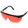 Practical Adjustable Laser Eye Protection Safety Eyeglasses Black Frame Red Resin Lens