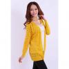 Women's Cotton Thread Multicolor Stylish Cardigan With V-Neck Long Sleeves Design
