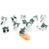 10PCS Different Expressions of the Chi's Cat Model and A Shoe
