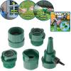 Adjustable Green Water Pressure Nozzle Spray Garden Nozzle
