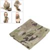 Stylish Camouflage Color Shawl Polyester Scarf Wrap for Unisex (Light Green)