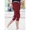 Men's Spandex+Cotton Short Pants With Casual Style Many Pockets Embellished Elastic Waist Design