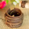 Stylish Leather Belt Flat Bracelet Hand Chain Wrist Ornament