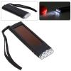 LED Solar Torch with USB Cable (Black)
