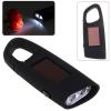 Solar Power Torch with Mountaineering Buckles (Black)