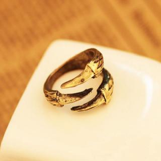 Retro Style Eagle Claw Shape Alloy Women's Finger Ring