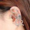 Fashion and Stylish Rhinestone Inlaid Octopus Shape Ear Studs