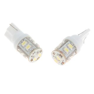 10 x SMD 1206 LED White Light T10 Car Light - 1 Pair