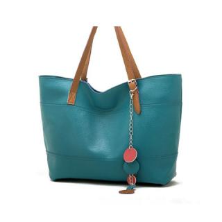 Candy Color and Pedant Design Women's Shoulder Bag