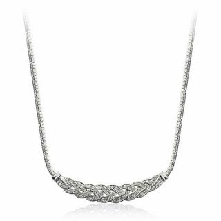 Stunning Gorgeous Style Rhinestone Embellished Amber Necklace For Women