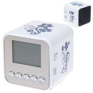 TT-32B Portable Multi-functional Adjustable Volume Mini Square Speaker with String 