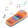 NO.3061 Kids Knock Piano/Chromium Plated Violi n Music Toy - Orange