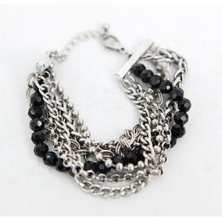 Sweet Retro Style Beads Embellished Women's Chain Bracelet