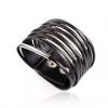 Stylish Simple Style Multi-Layered PU Leather Bracelet