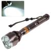 822 Cree XM-L T6 2000LM 5-Mode Long Flashlight - Black (2 x 18650 / 6 x AAA Battery)