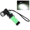 Stylish Cree Q5 310-Lumen 3-Mode LED Flashlight - Adjustable Angle (1 x 14500/1 x AA Battery) - Green