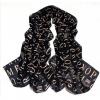 New Arrival Fashion Style Letter Pattern Design Vintage London Silk Scarf For Women