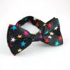 Korean Style Colorful Five-Point Star Print Polyester Bow Tie For Men