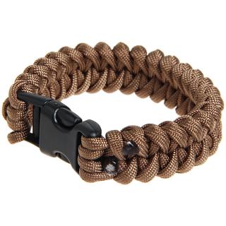 High Quality Reliable Camping Life-saving Rope Bracelet (Coffee)