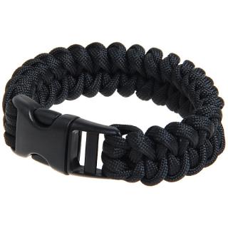 High Quality Reliable Camping Life-saving Rope Bracelet (Black)