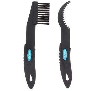 2pcs Plastic Bike Cleaning Brush (Black)