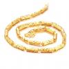 New Arrival Fashionable Style Bamboo Joint Shape Gold-Plating Embellished Necklace For Men
