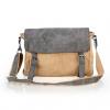 Casual Color Block and Buckle Design Men's Messenger Bag