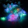 Fancy Christmas Ornaments Transparent Star Design RGB Light 10M LED Light String Europe Plug AC110V