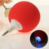 Super Mini Music Ball Sound Blasting Speaker Directly Plug in Mobile Devices - Red