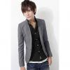 Refreshing Lapel Multi-Color Polyester Men's Blazer