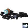 Bright CREE XML-T6 LED 3 Modes Mini Bicycle Light and Headlight (2 x 18650 Battery) - Blue