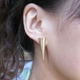 Pair of Punk Personalized Style Women's Rivet Earrings