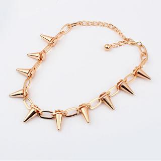 Punk Exaggerated Rivet Embellished Women's Necklace