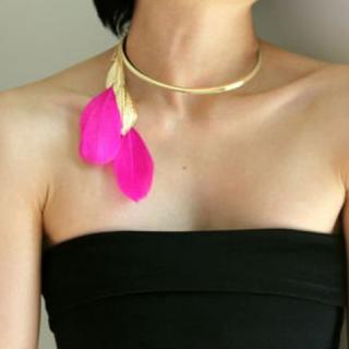 Personalized Punk Style Feather Embellished Women's Necklace