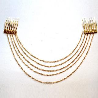 Personalized Exquisite Style Tassels Alloy Women's Hair Comb