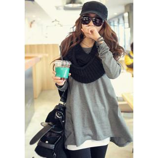 Casual Plus Size Solid Color Women's 2013 Spring T-Shirt