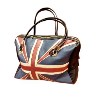 Casual Vintage Style PU Leather Color Block and Zipper Design Women's Tote Bag 