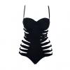 Attractive Strap Special Cut One-Piece Bikini Dacron Women's Swimming Wear